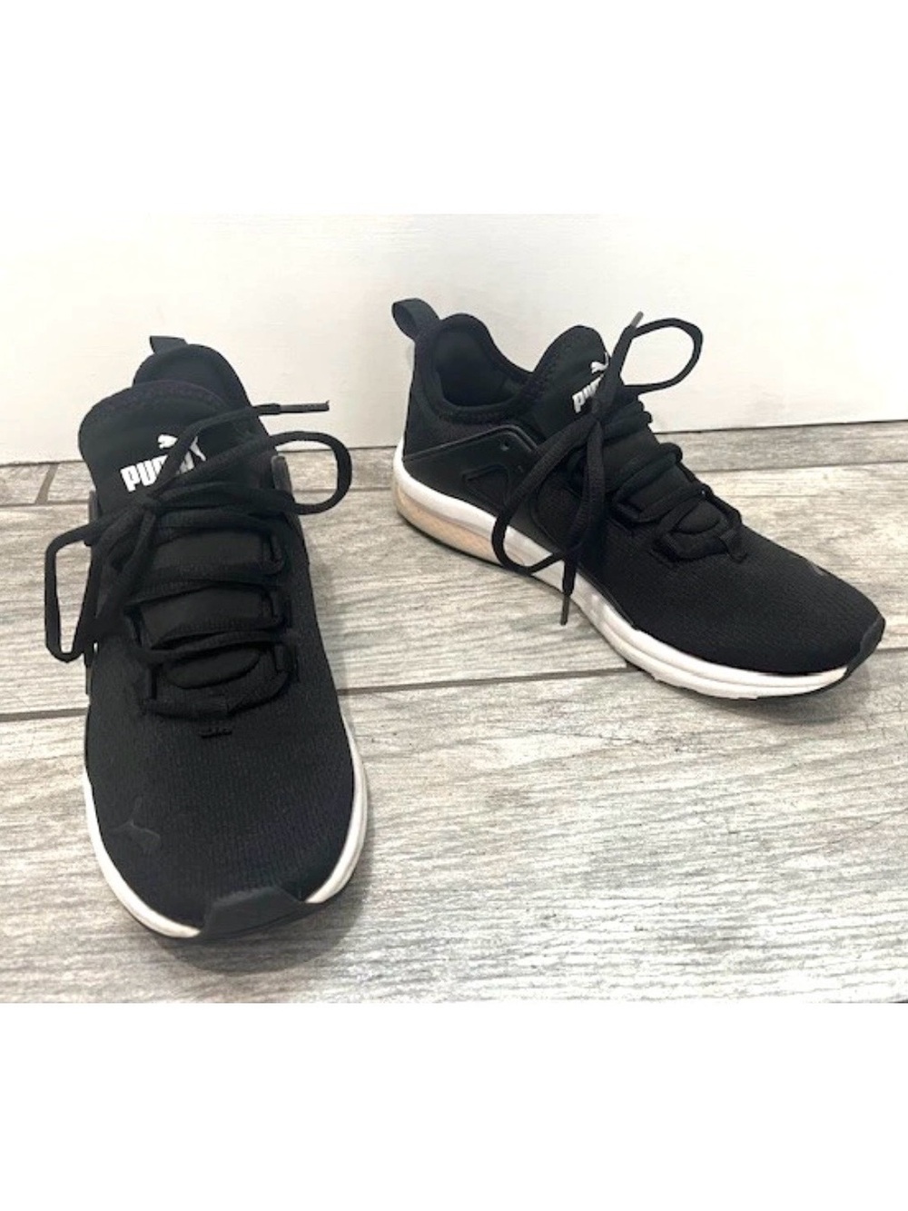 Puma Womens Electron 2.0 386260-04 Black Running Shoes Sneakers Size 7.5